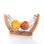 Voir la diapositive 1 : The Home Deco Factory Corbeille à fruits design bambou et inox Cook