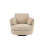 Voir la diapositive 2 : Paris Prix Fauteuil Pivotant  Swiv  109cm Beige Clair