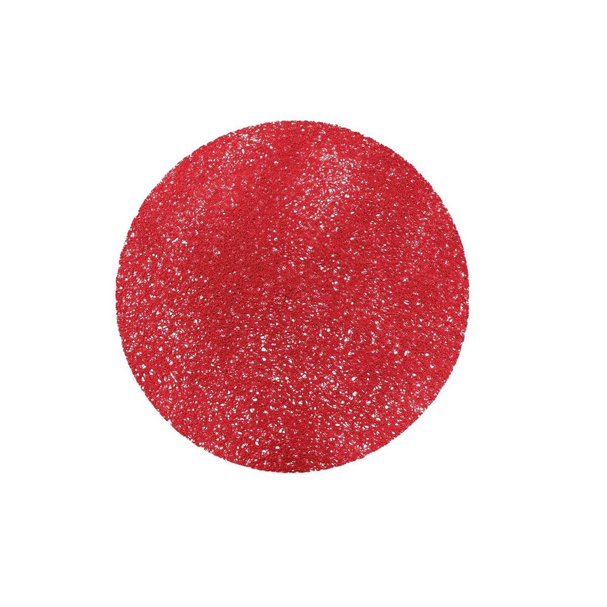 Douceur d'Intérieur Set de table rond  tortilla  38cm rouge