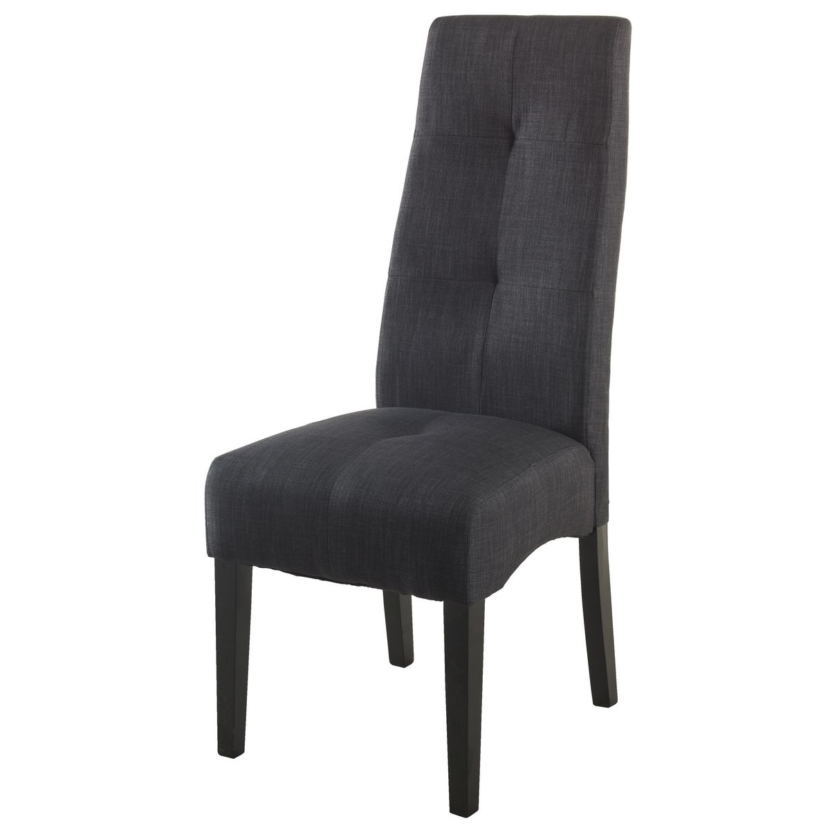 Lot de 2 chaises séjour salle à manger ELIOS tissu