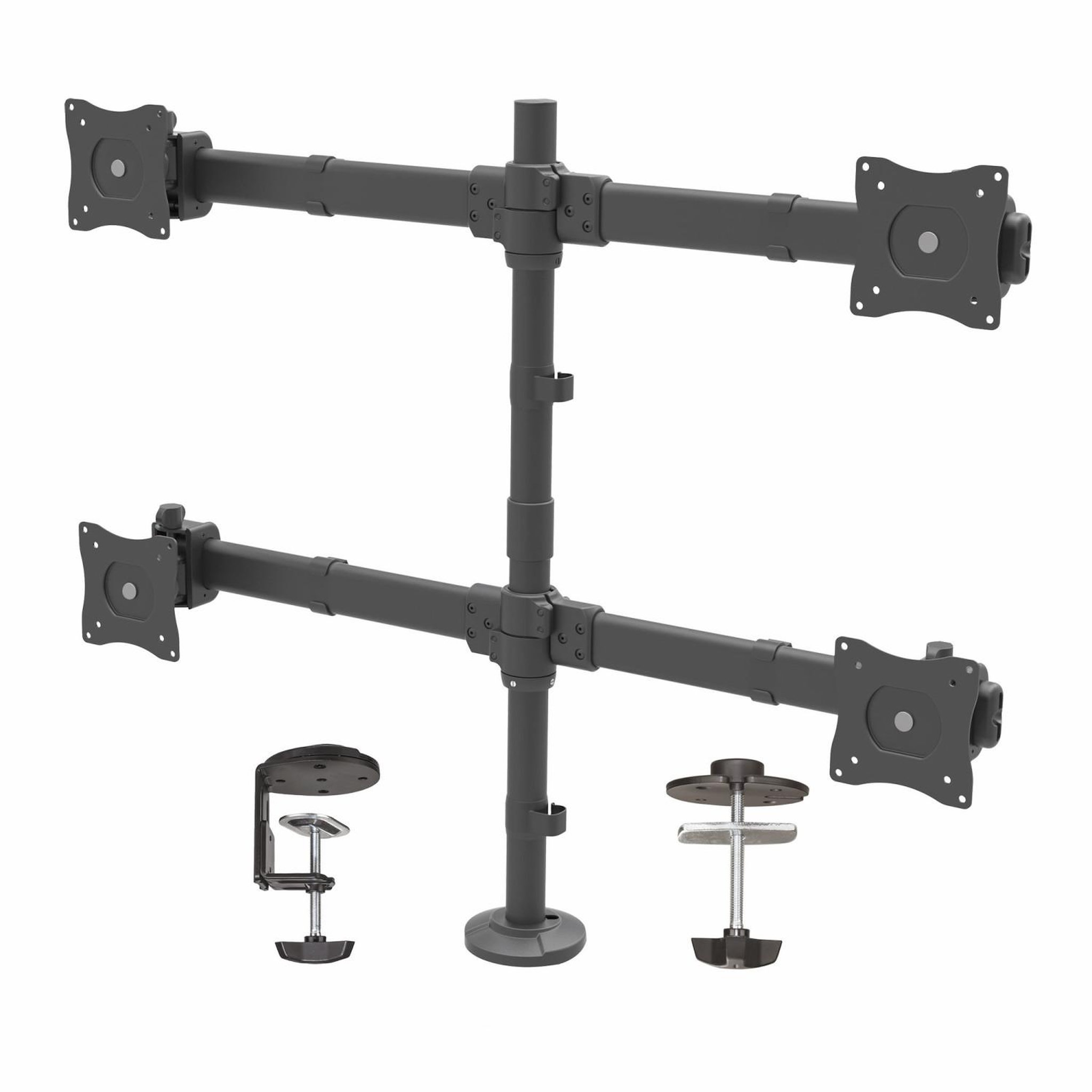 Voir la diapositive 2 : Startech Startech.com armquad support d'écran plat pour bureau 68,6 cm (27 ) noir