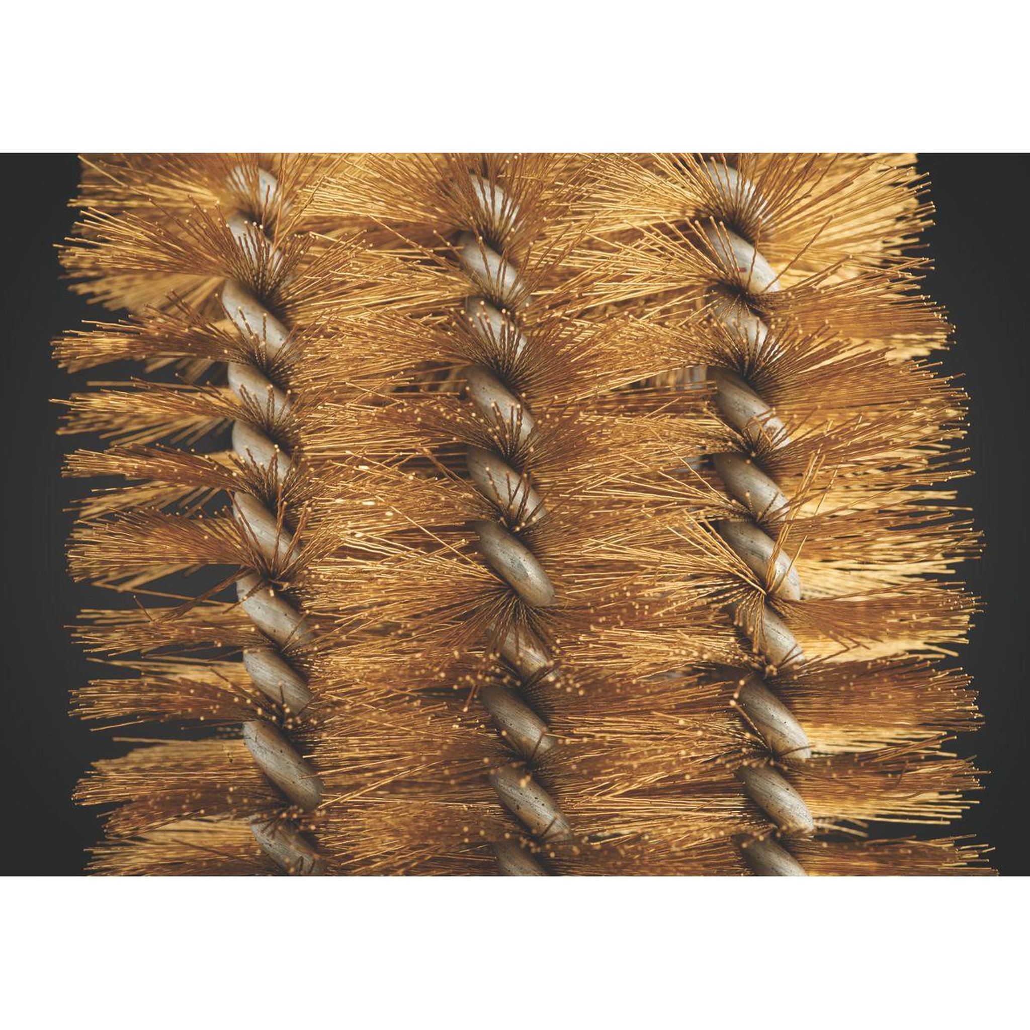 Voir la diapositive 4 : NAPOLEON Brosse barbecue manche en  laiton  et brosse cuivre 62062