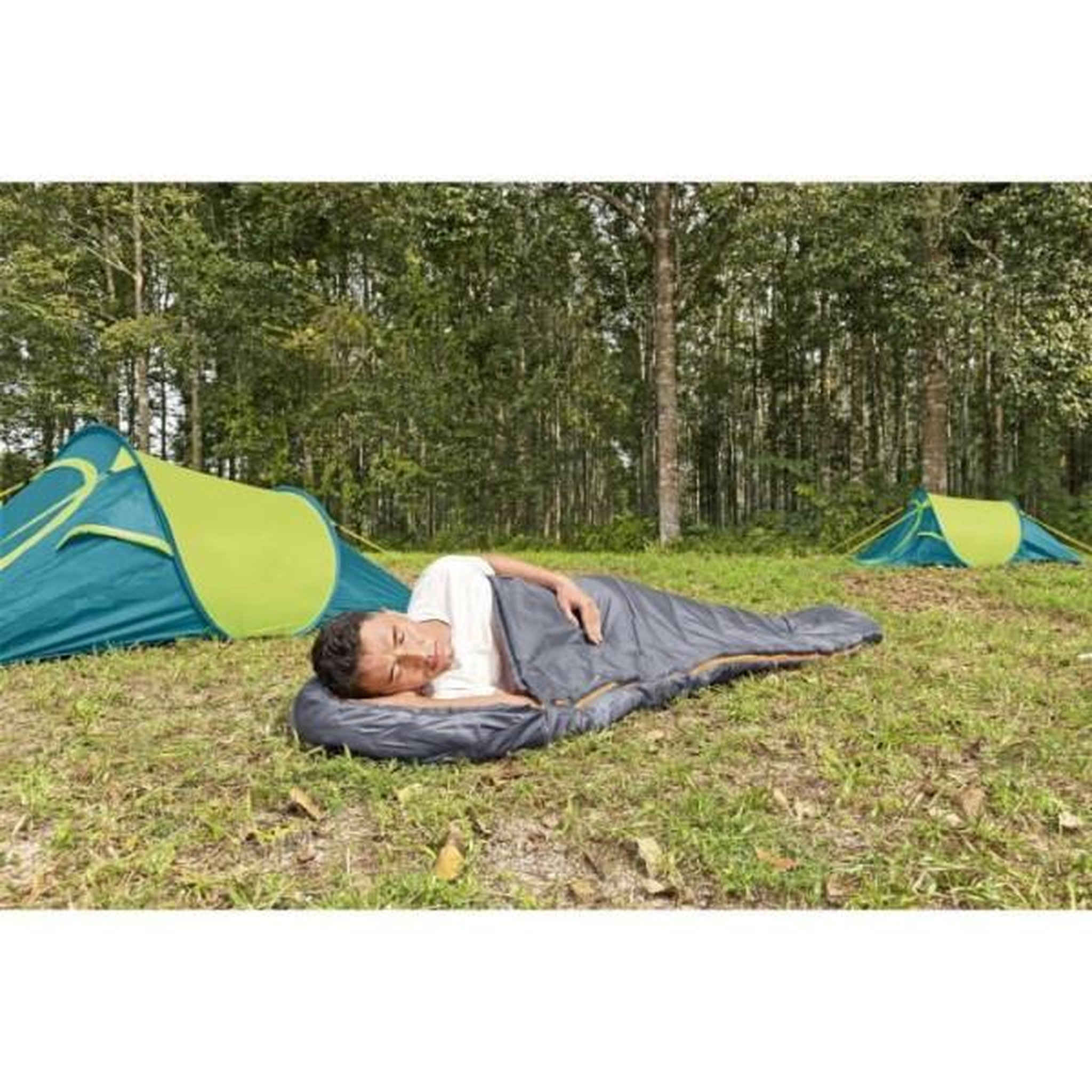 Voir la diapositive 6 : BESTWAY Sac de couchage - BESTWAY - 68103 - 180 x 75 cm - Idéal 3°C a 8°C - Polyester 210T