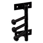 FIVE Patère Murale 3 Crochets Rotatifs  Aréna  9cm Noir