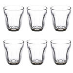 SECRET DE GOURMET Lot de 6 Gobelets à Eau  Enz'eau  21cl Transparent