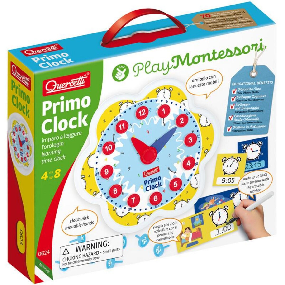Quercetti PREMIERE HORLOGE MONTESSORI QUERCETTI QUI00624J