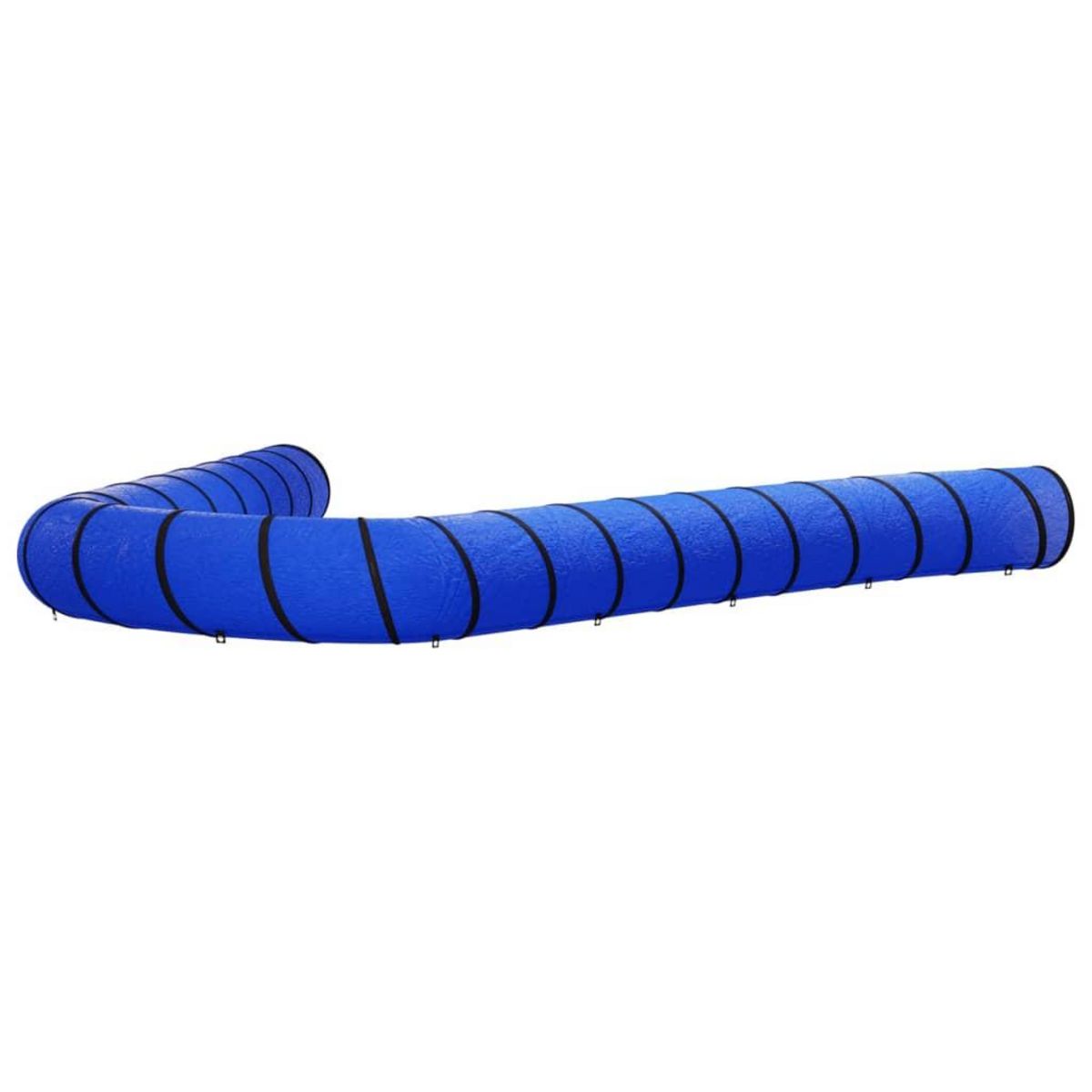VIDAXL Tunnel pour chien bleu Ø 55x1000 cm polyester