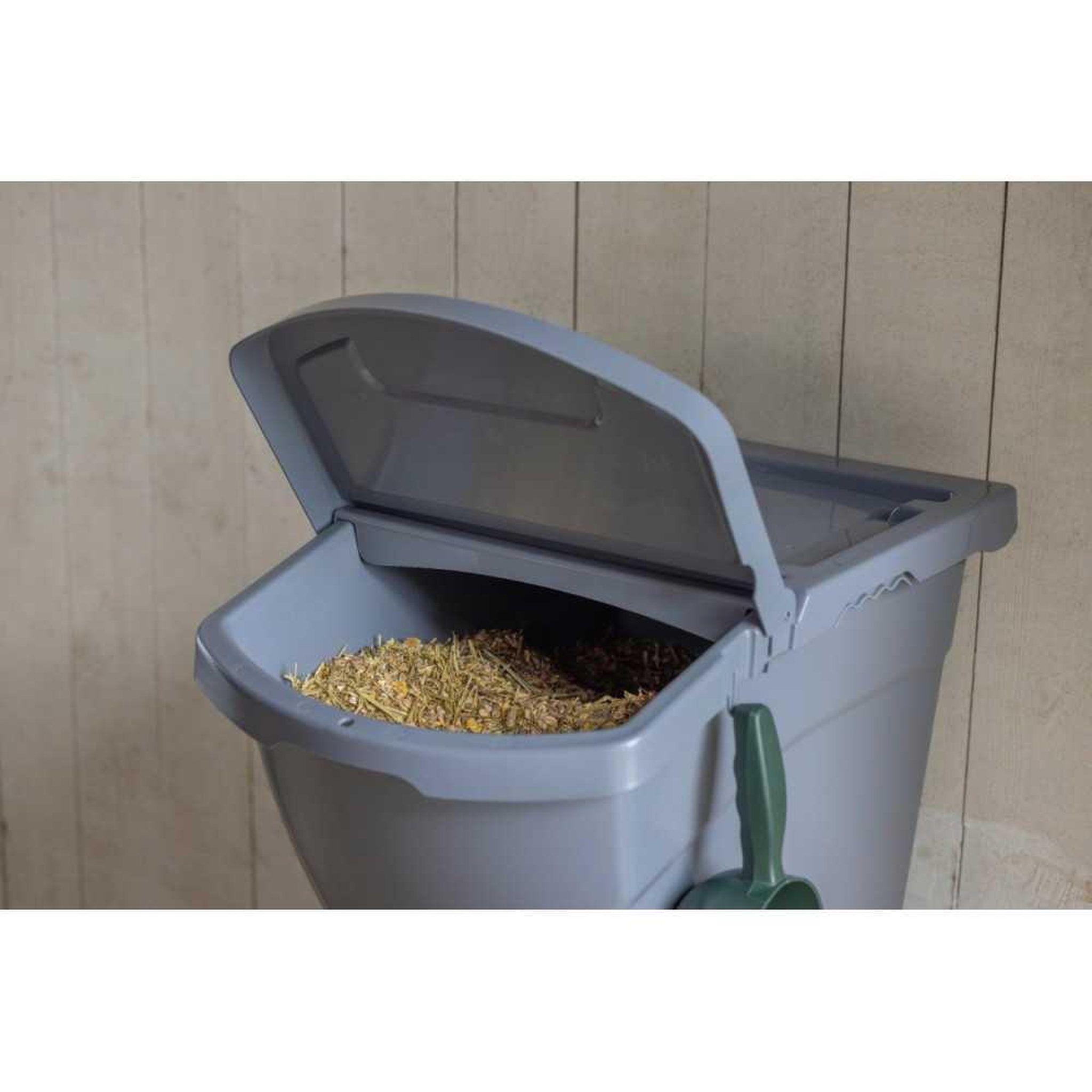 Voir la diapositive 2 : KERBL Conteneur a aliments - KERBL - Empilable - 40 L