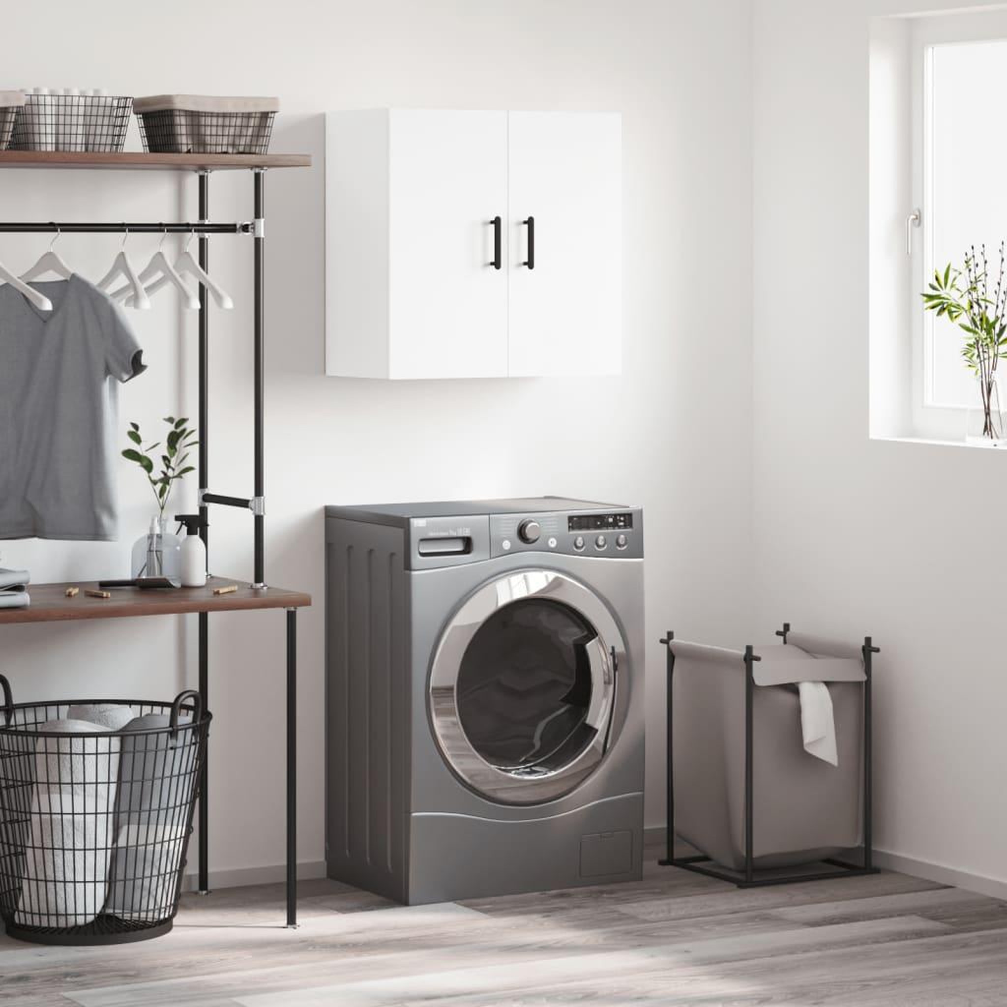 VIDAXL Armoire murale blanc 60x31x60 cm bois d'ingenierie