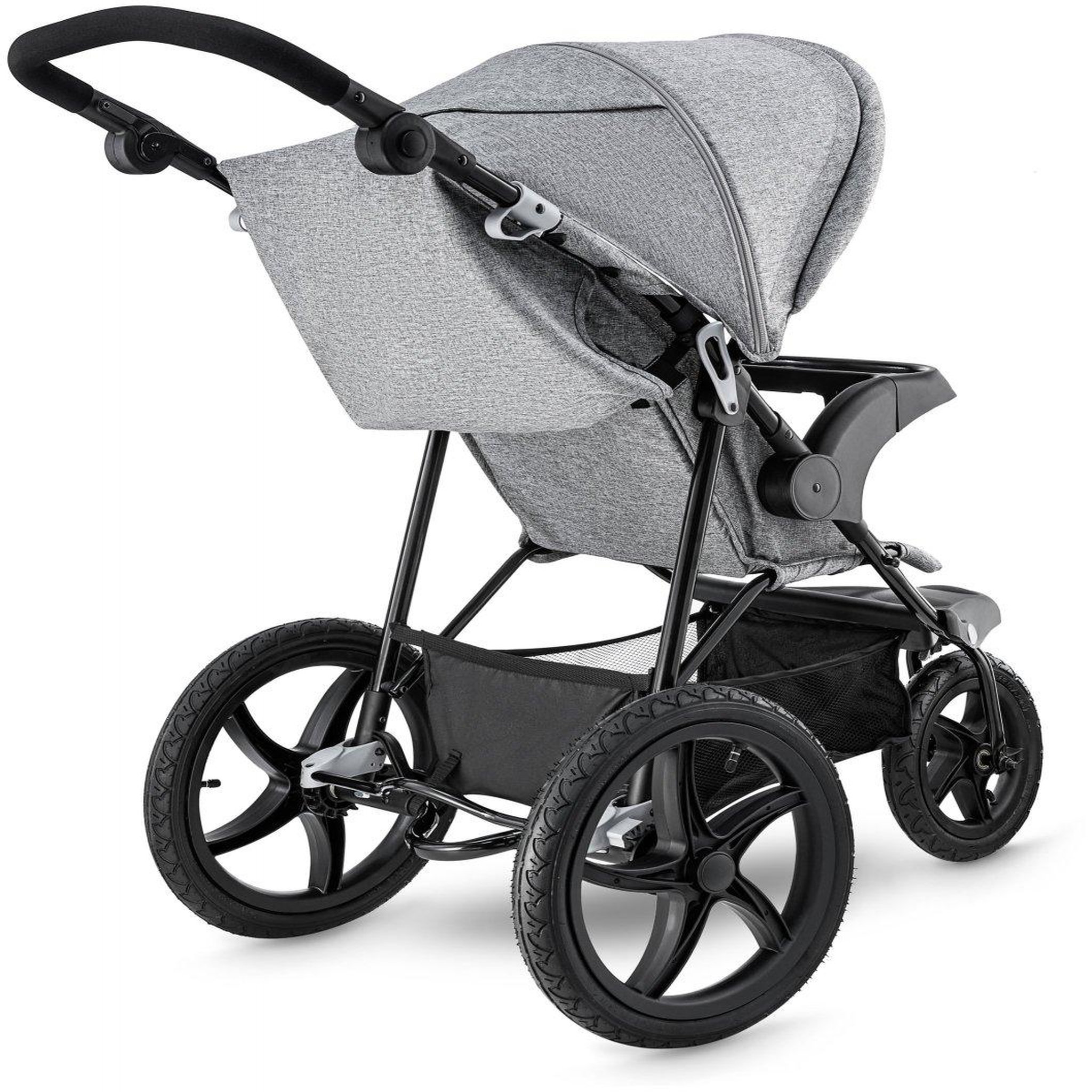 Voir la diapositive 4 : MOBY SYSTEM Poussette 3 roues Moby-System MOUNTAIN tout-terrain pliable avec roues gonflables