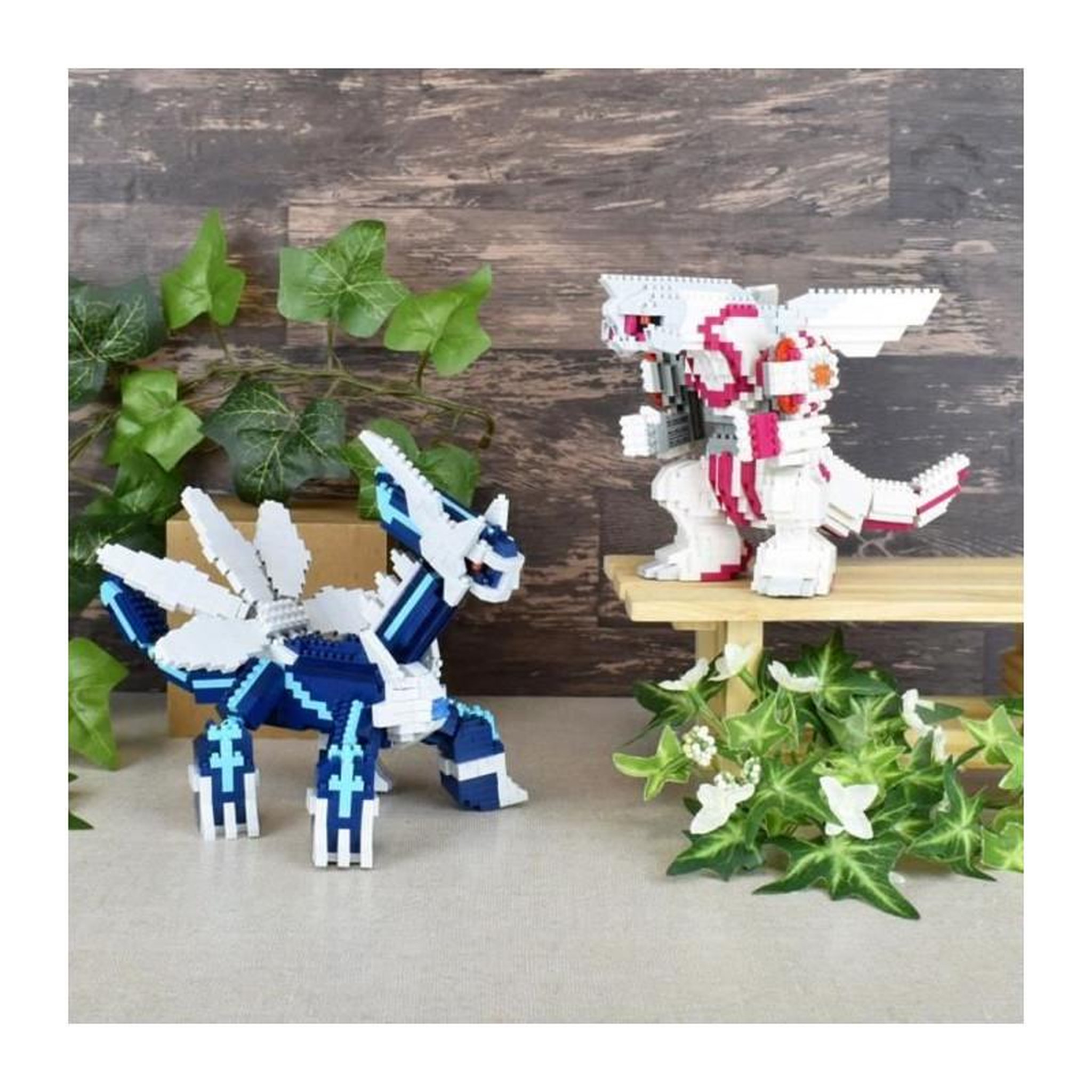Voir la diapositive 3 : BANDAI Figurine en briques - BANDAI - NANOBLOCK - Pokémon - Palkia - 1050 pcs