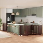 VIDAXL Barriere pour chien avec porte pliable 6 panneaux bois peuplier