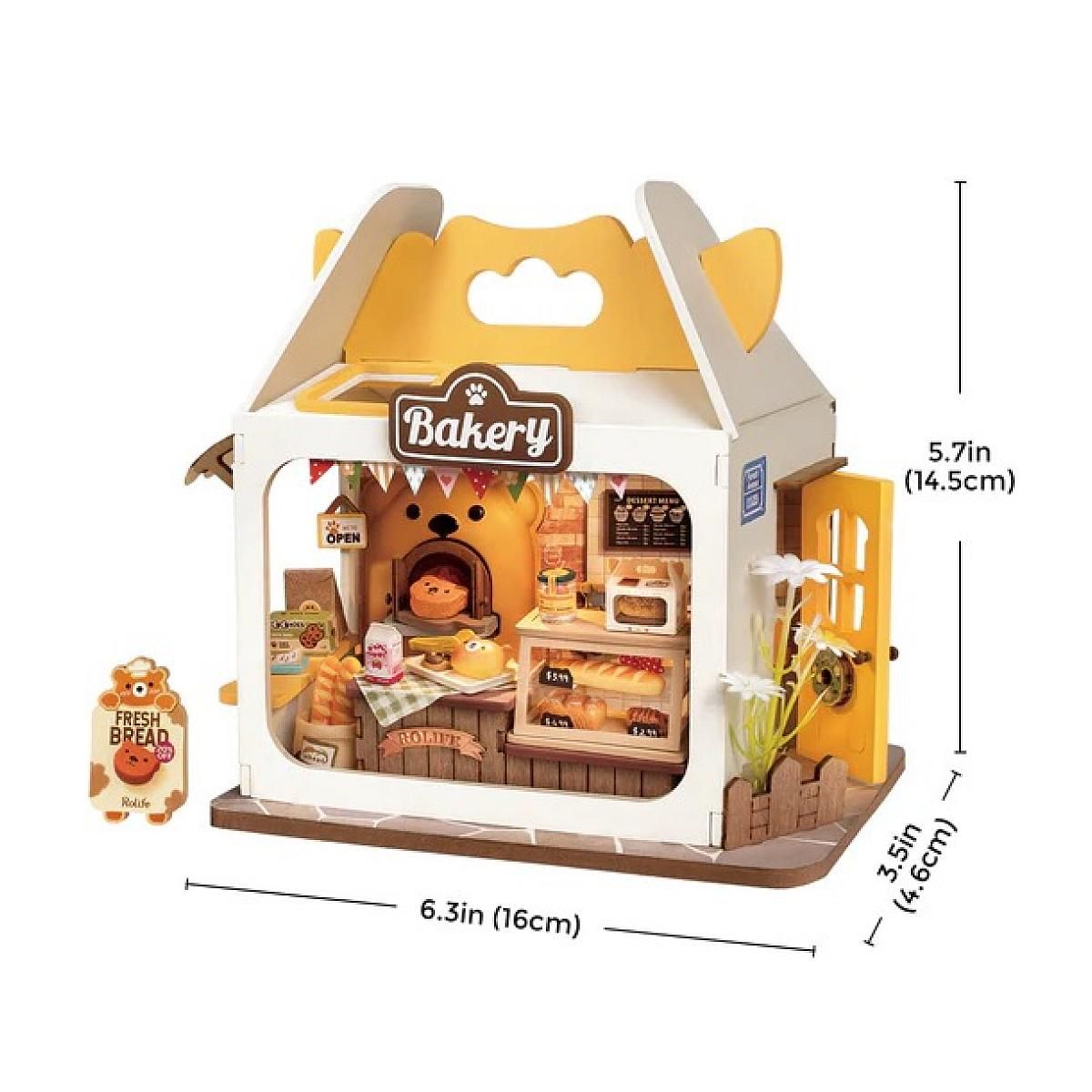 ROBOTIME Maison Miniature Teddy s Breadbox