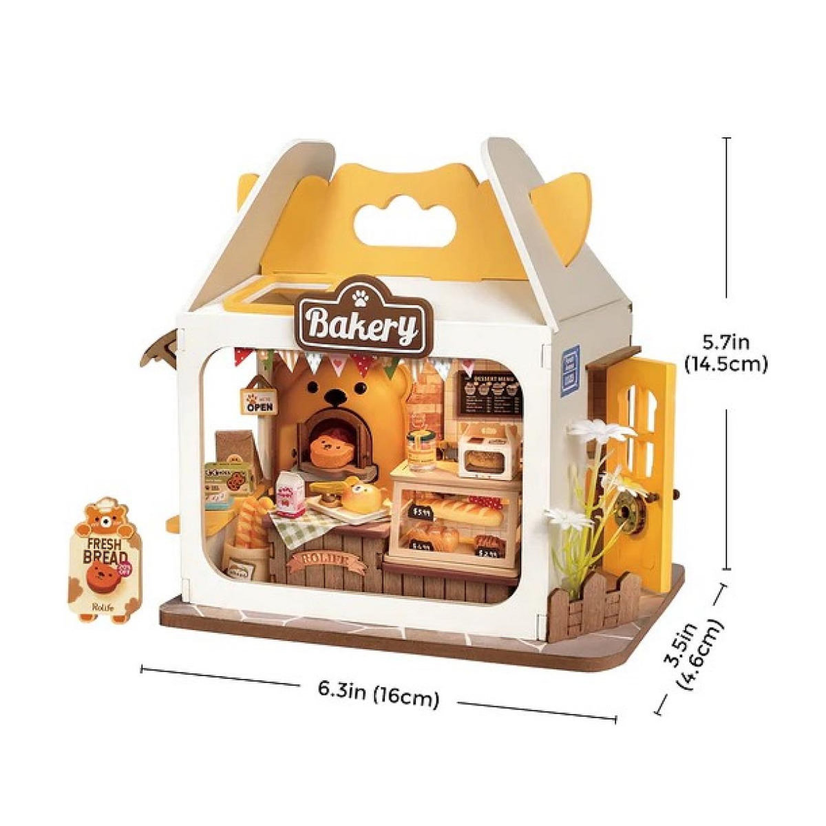 ROBOTIME Maison Miniature Teddy s Breadbox