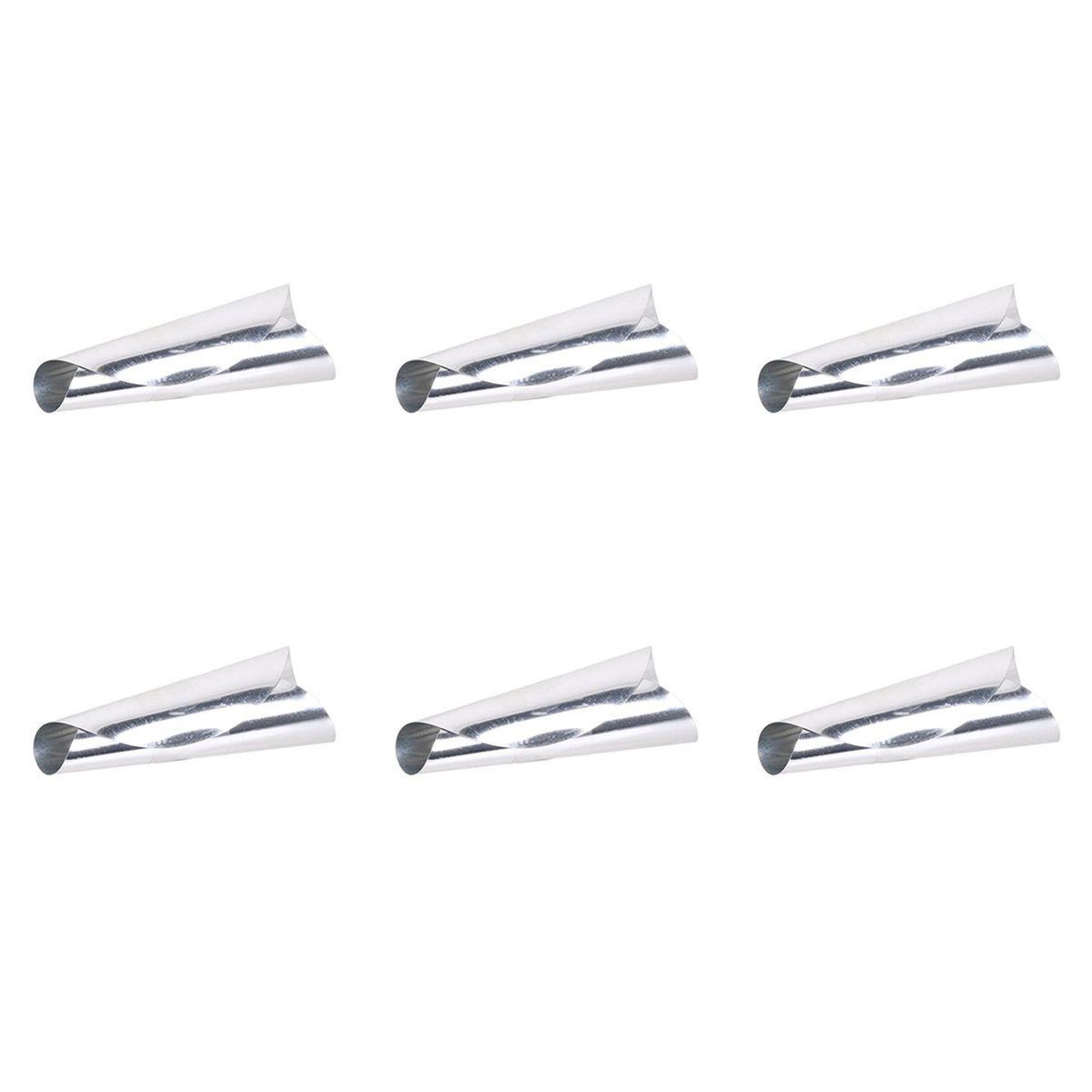COOK CONCEPT Lot de 6 stop-gouttes  vins  7cm argent