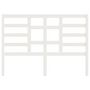 Voir la diapositive 4 : VIDAXL Tete de lit Blanc 166x4x104 cm Bois massif de pin