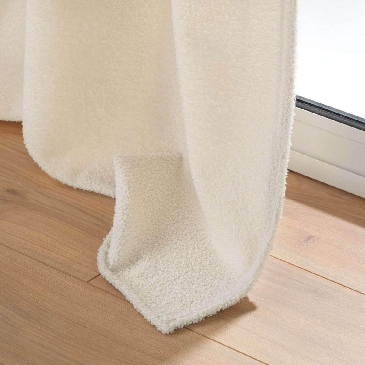 Douceur d'Intérieur Rideau à œillets BELI - Bouclette unie