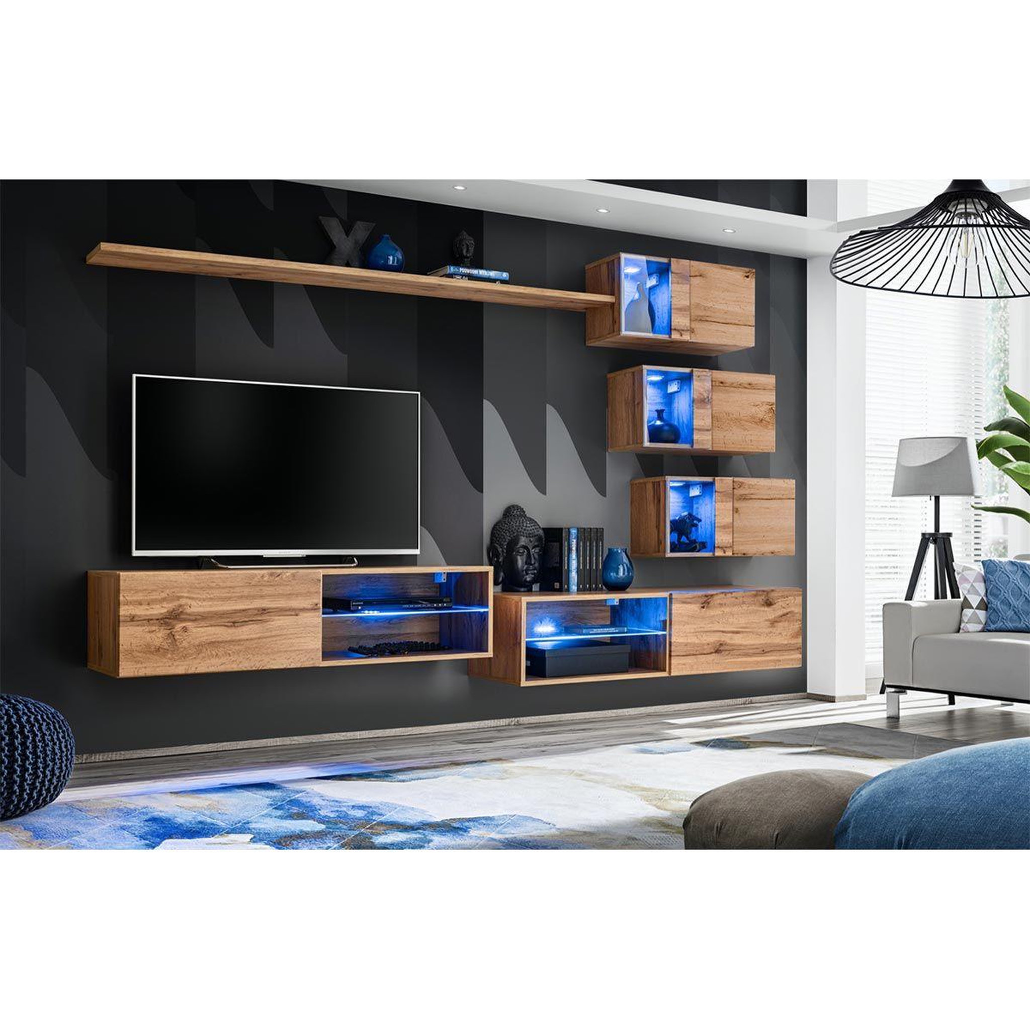 Voir la diapositive 2 : Paris Prix Ensemble meuble tv  switch xxiv  250cm naturel