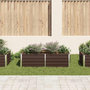 Voir la diapositive 3 : VIDAXL Jardiniere 160 x 80 x 45 cm Acier galvanise Marron