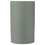 Voir la diapositive 2 : SECRET DE GOURMET Gobelet Salle de Bain  Rubber  11cm Taupe