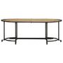Voir la diapositive 4 : VIDAXL Table basse 110x55x40 cm bois de manguier massif brut