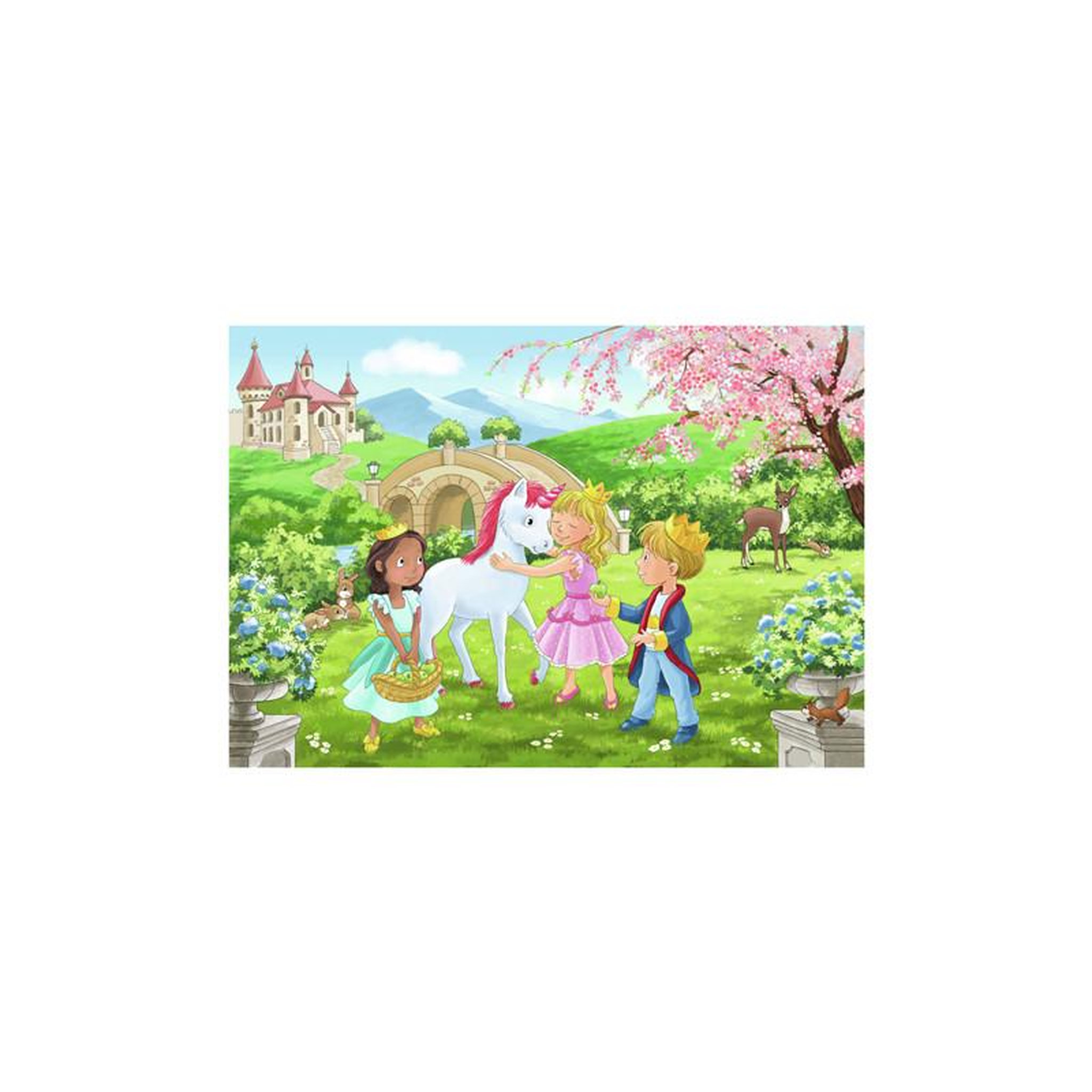 Voir la diapositive 4 : RAVENSBURGER Ravensburger - Jigsaw puzzle Prince & Princess, 2x12 pcs. 120008583