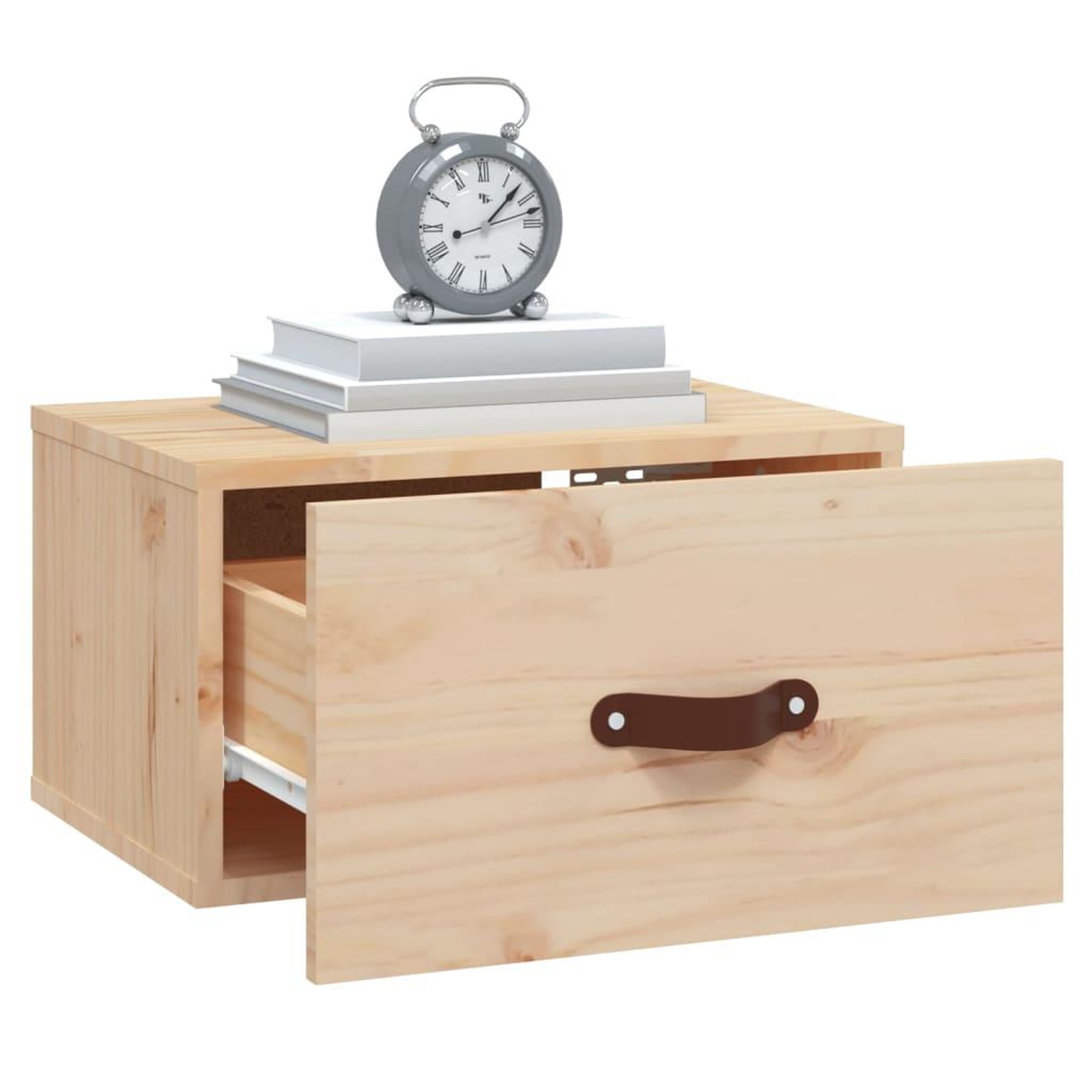 Voir la diapositive 4 : VIDAXL Tables de chevet murales 2 pcs 40x29,5x22 cm