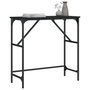 Voir la diapositive 3 : VIDAXL Table console noir 75x32x75 cm bois d'ingenierie