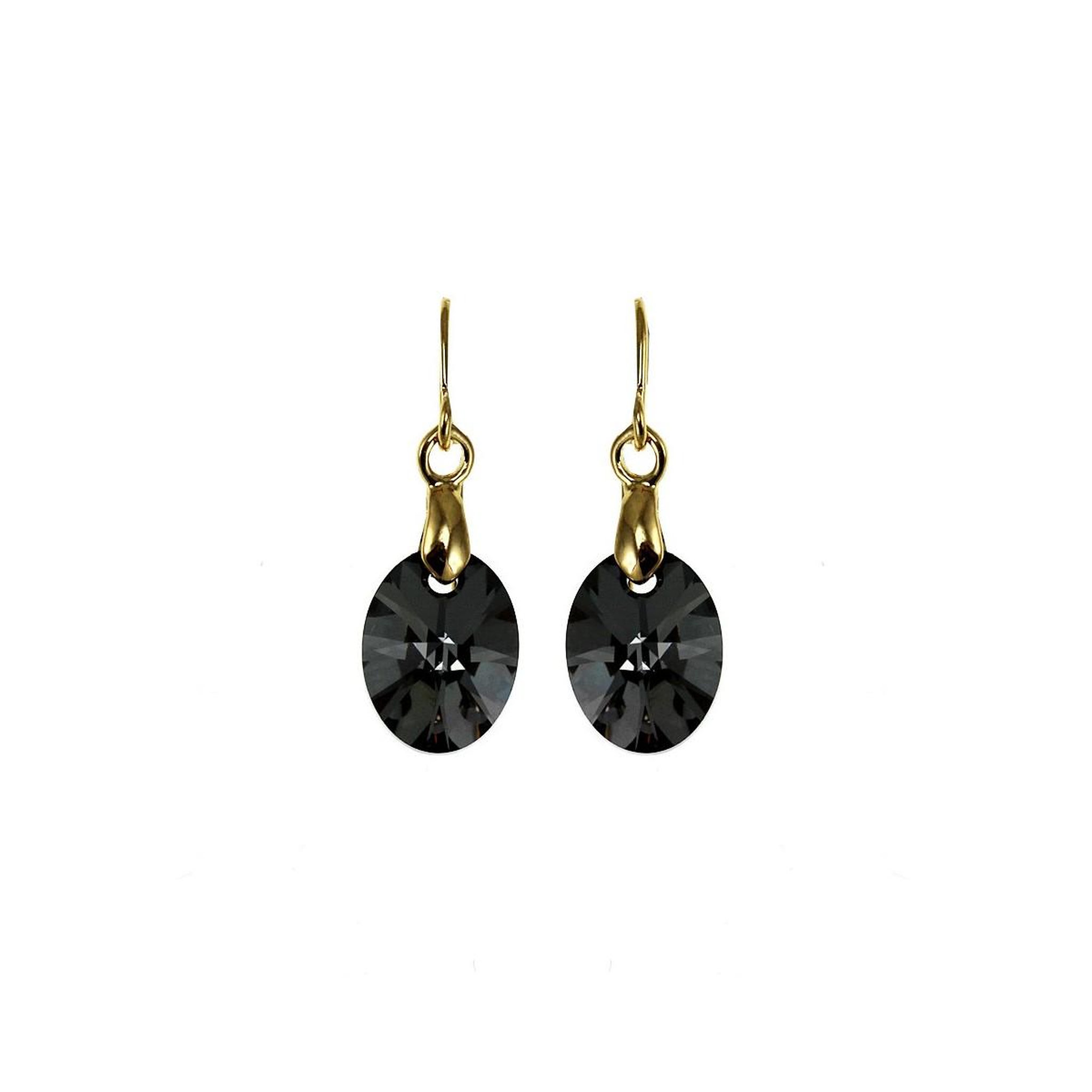 SC CRYSTAL Boucles d'oreilles SC Crystal ornées de Cristaux scintillants