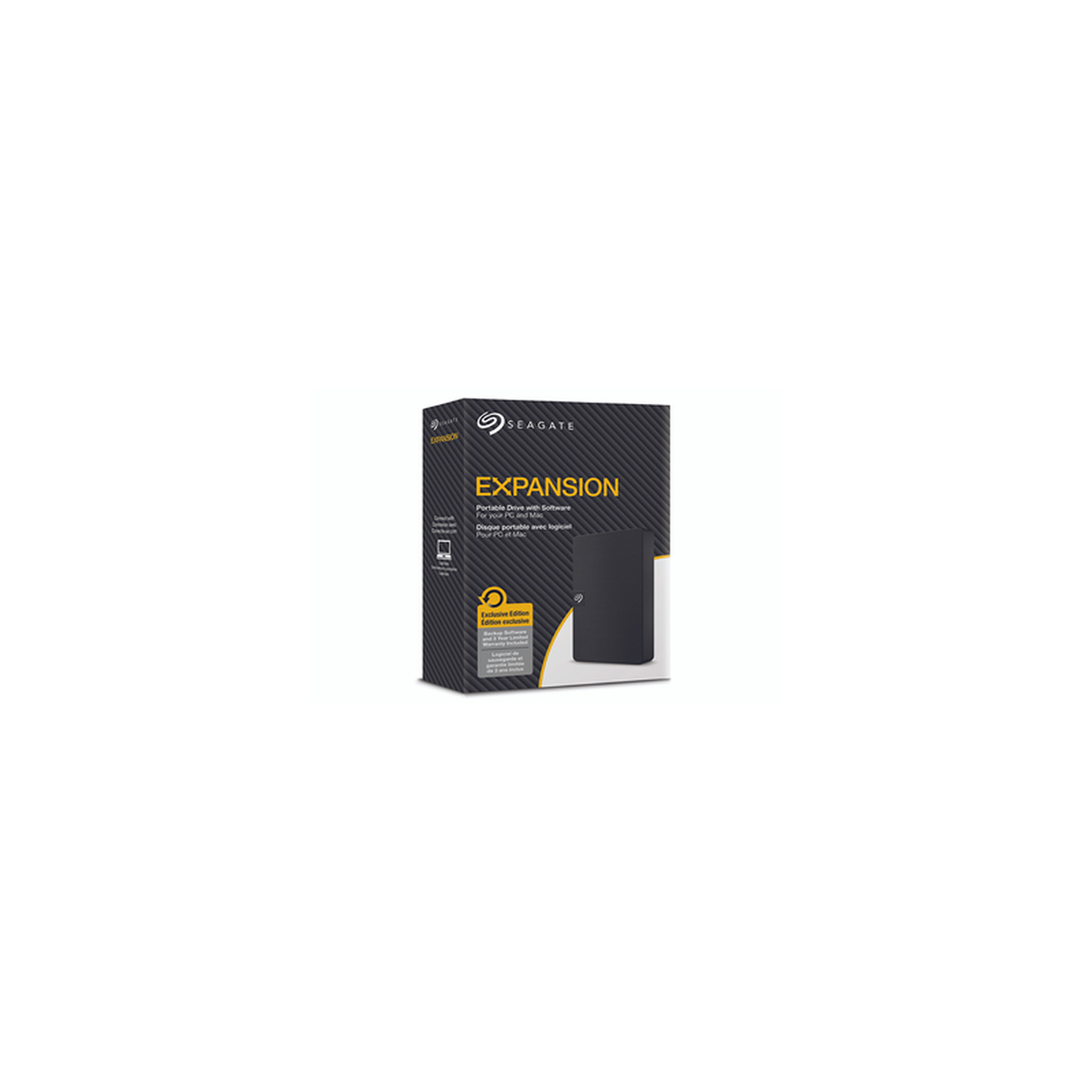 Voir la diapositive 5 : Seagate Disque dur externe Seagate HDD Expansion Portable Drive + logiciel 2To