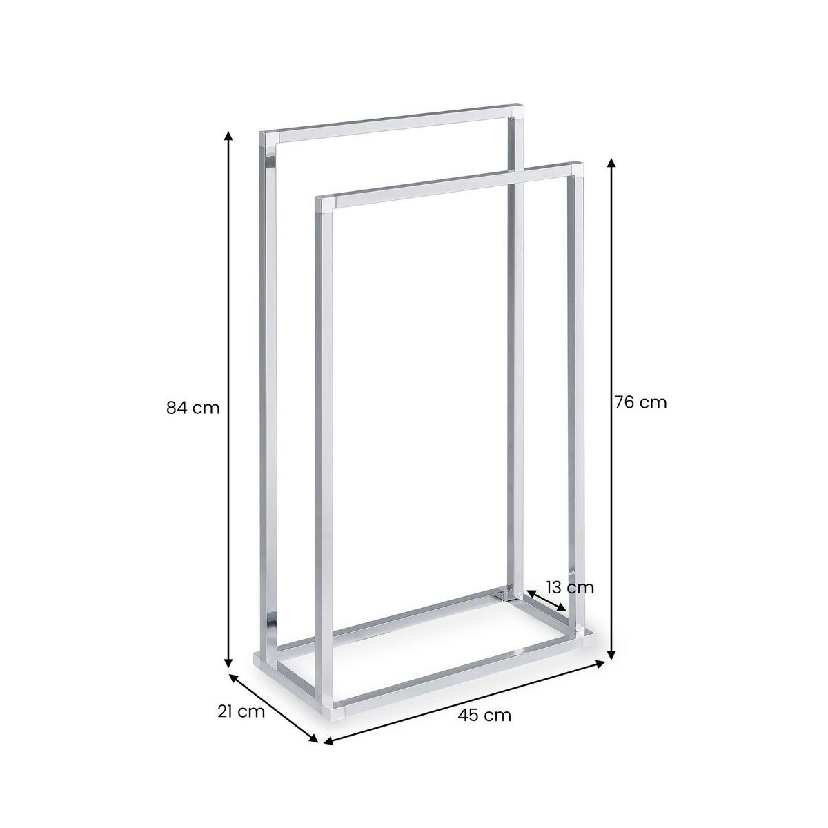 IDIMEX Porte-serviettes MAILO, en métal