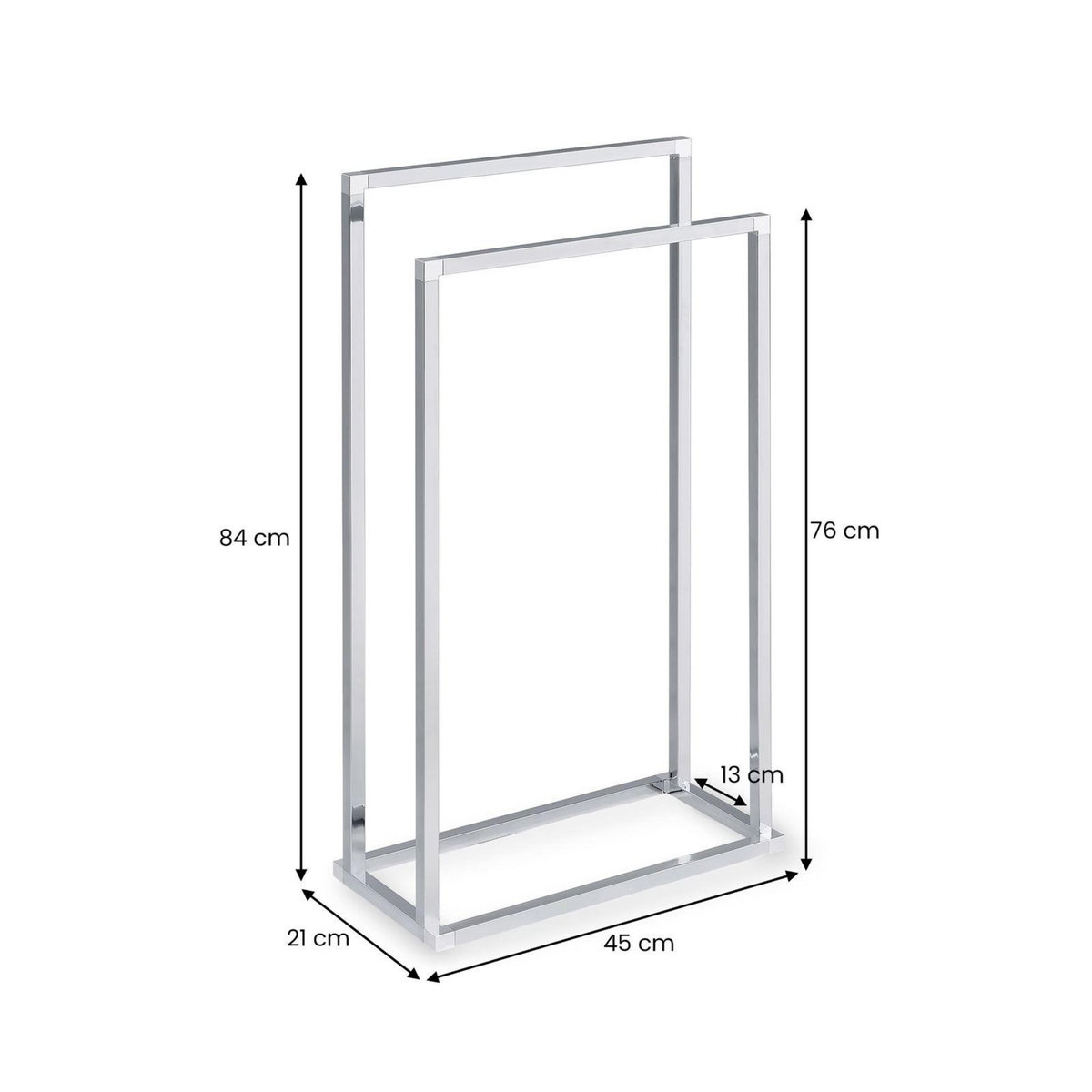 IDIMEX Porte-serviettes MAILO, en métal