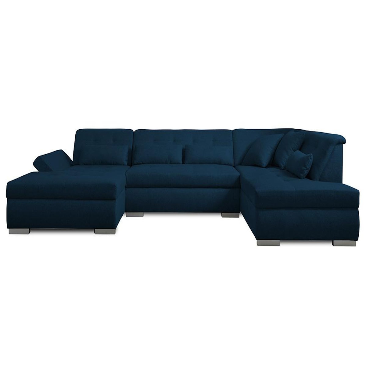 LISA DESIGN Vermont - canapé panoramique d'angle droit - 7 places - xxl