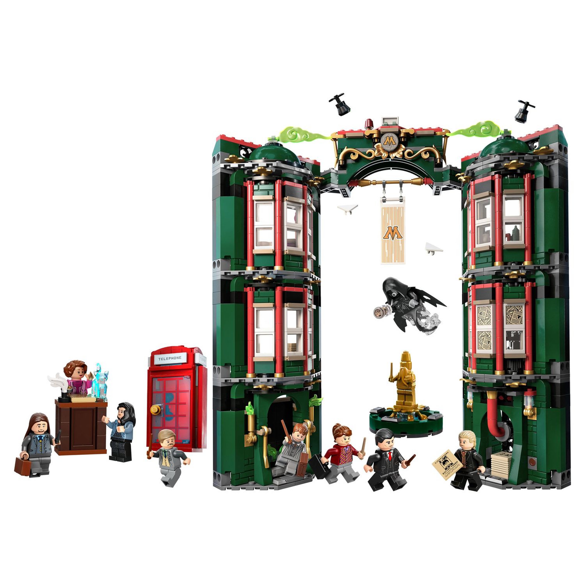 Voir la diapositive 3 : LEGO Harry Potter 76403 Le ministère de la Magie, Jouet avec 12 Minifigurines  