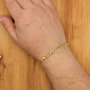 Voir la diapositive 2 : L'ATELIER D'AZUR Bracelet Or Jaune Maille Gourmette 21 cm - Homme