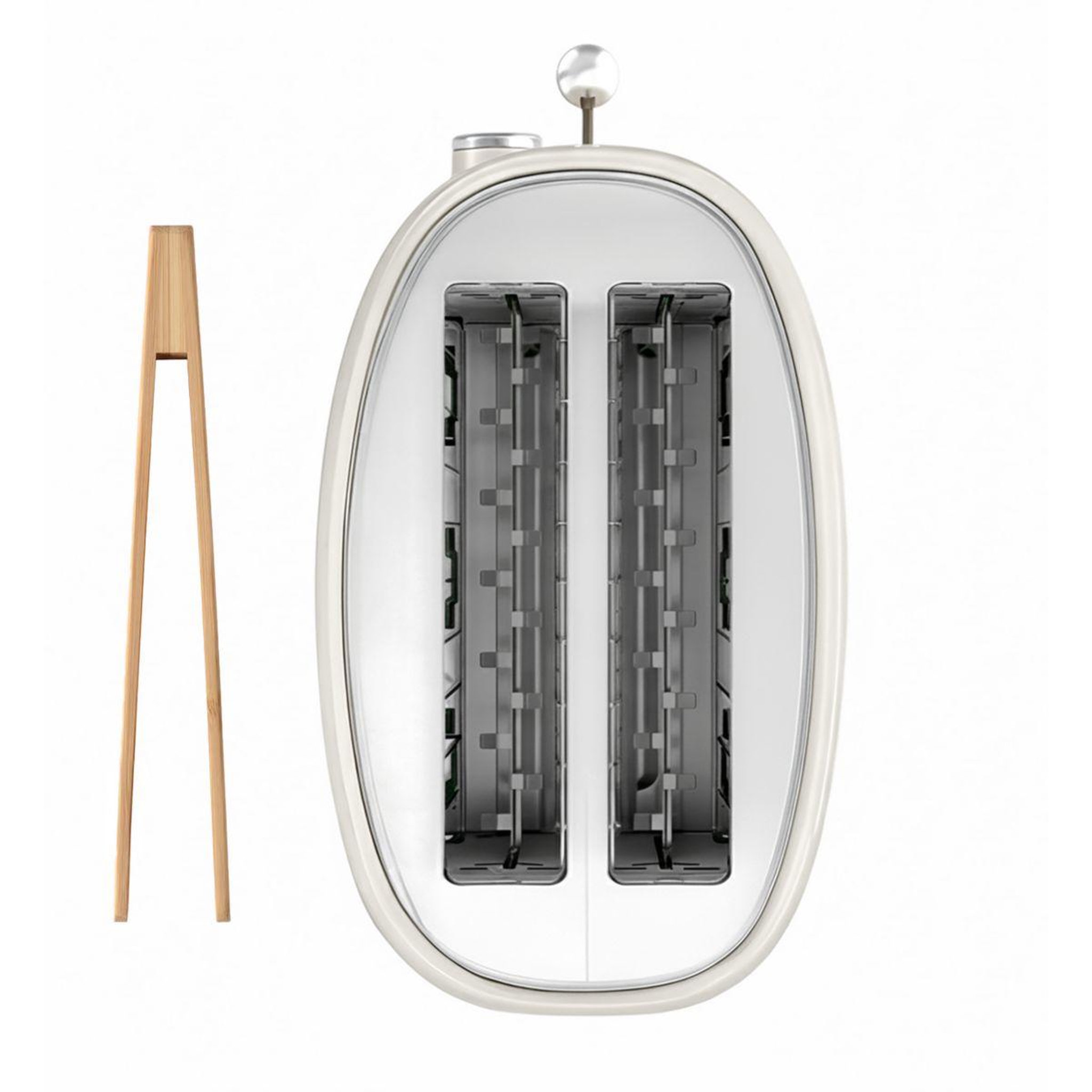 Voir la diapositive 4 : SWEISS Grille-pain vintage beige GRS8