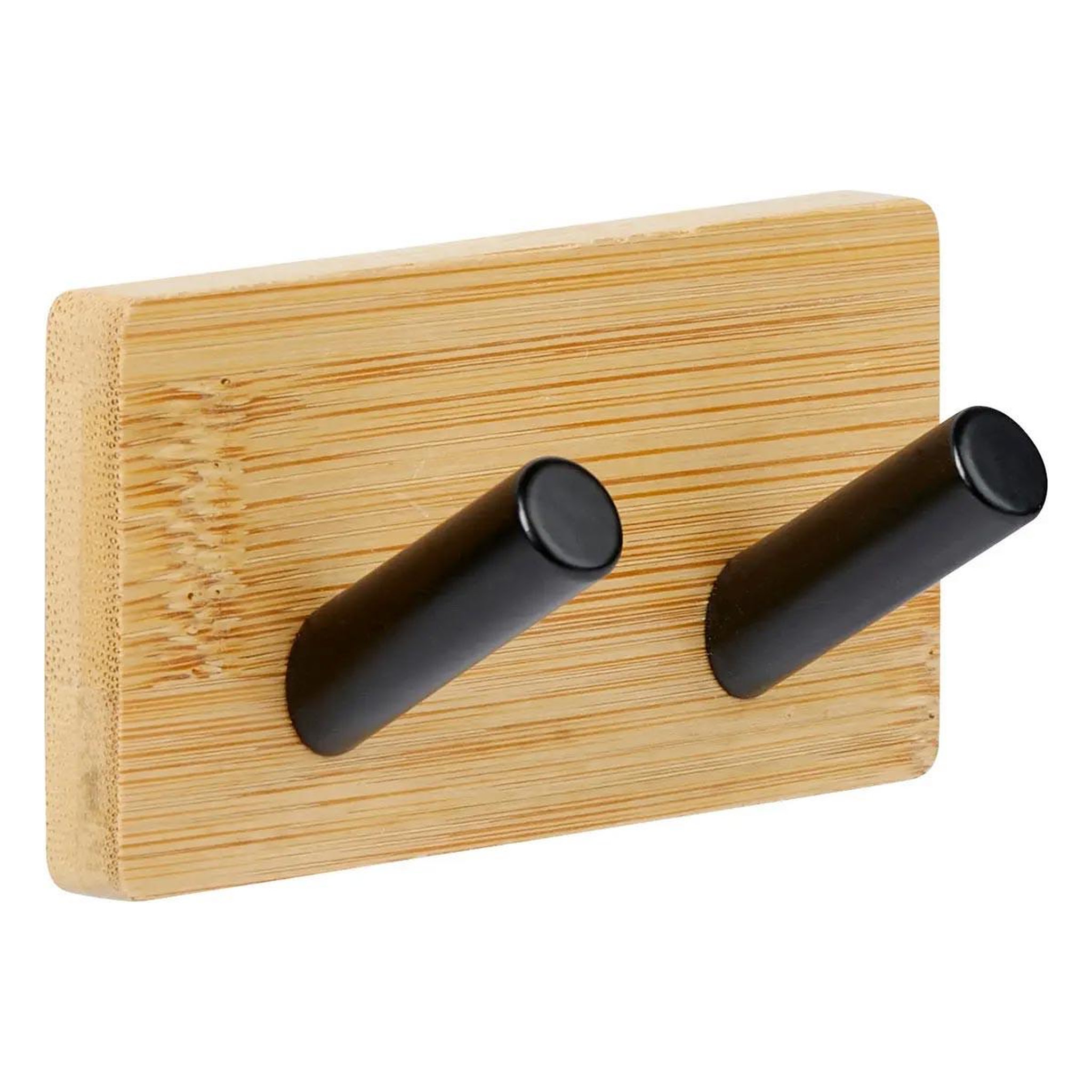 FIVE Patère adhésive en bambou  stiky  9cm naturel