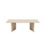 Voir la diapositive 4 : Paris Prix Table Basse Effet Traversin  Skagen  120cm Beige