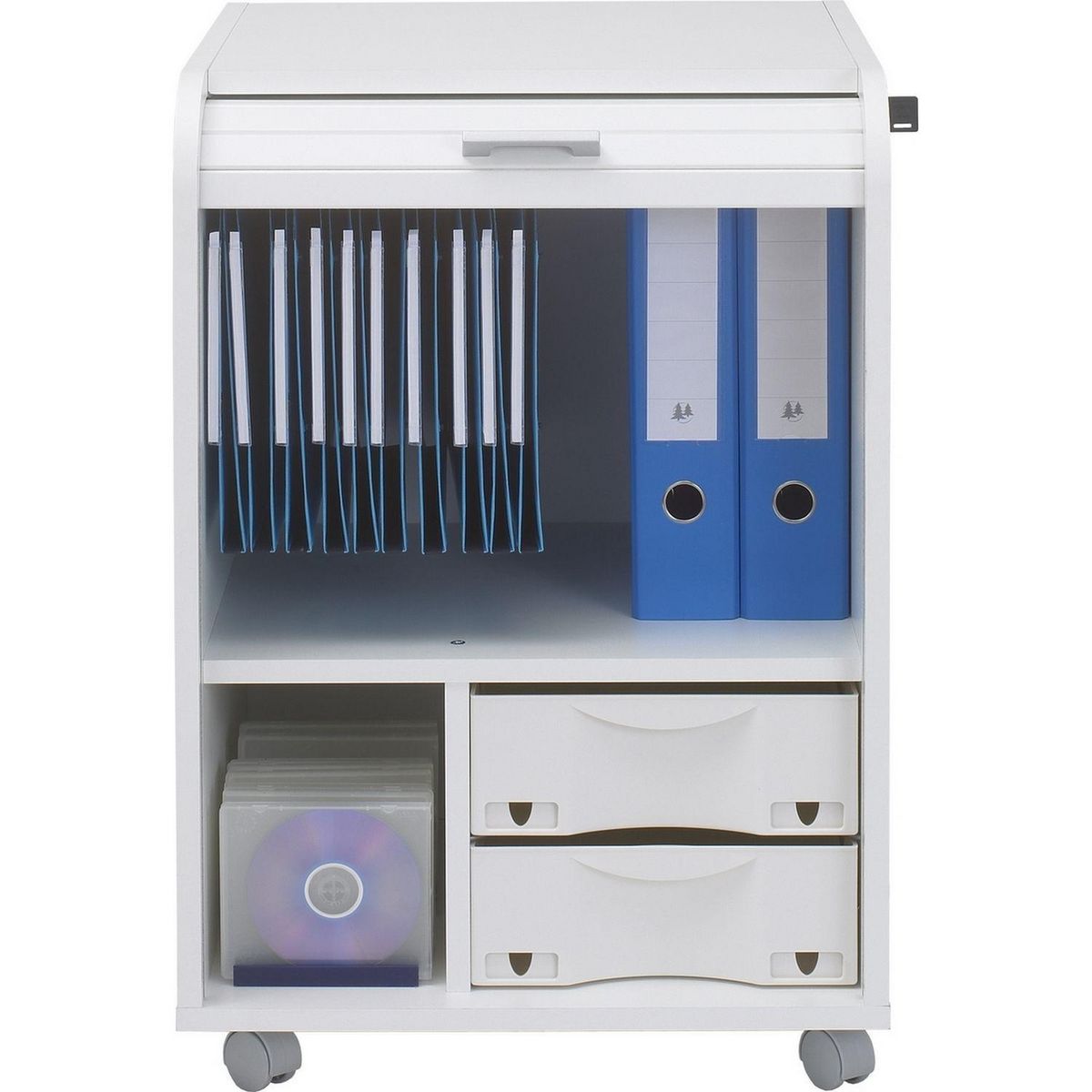 Caisson de bureau à rideau H69.2cm COLO