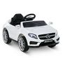 Voir la diapositive 1 : HOMCOM Voiture véhicule électrique enfant 6 V 7 Km/h max. télécommande effets sonores + lumineux Mercedes GLA AMG blanc