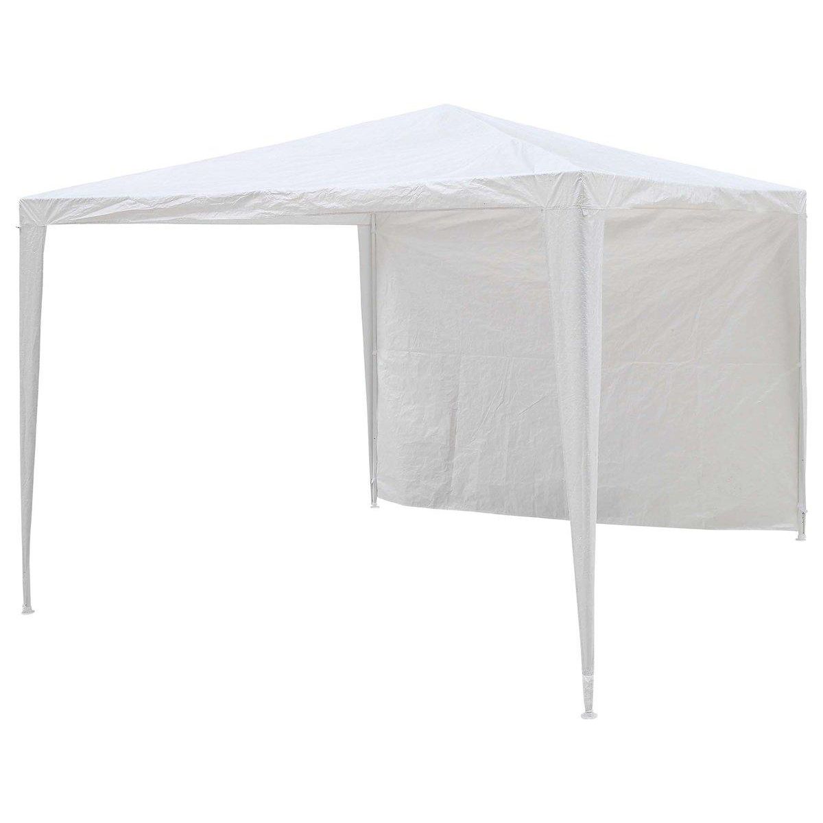 Habitat et Jardin Toile blanche de remplacement pour tente de réception - Cloison de gazebo - 1.9 x 2.9 m