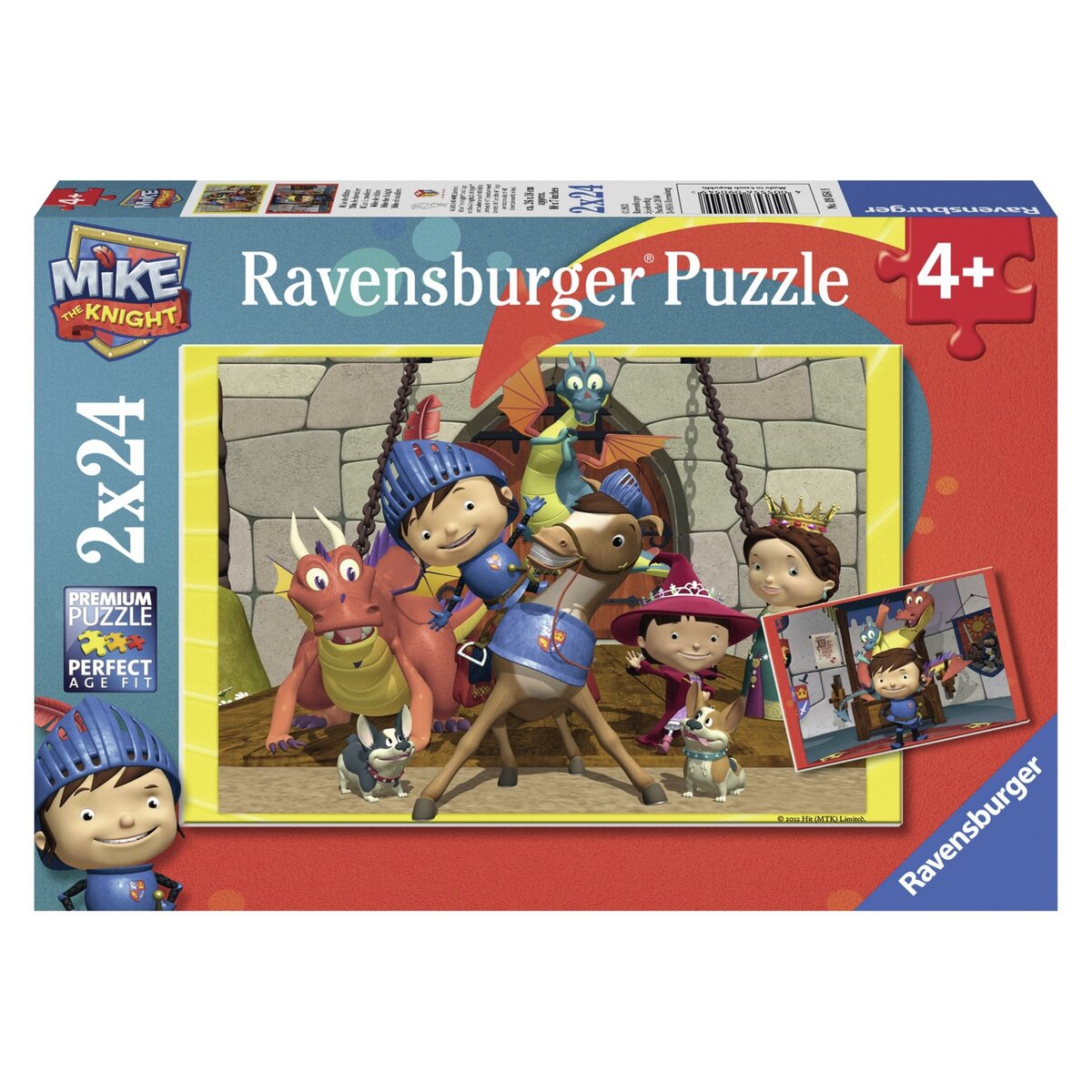 RAVENSBURGER Puzzle 2x24 Pièces Mike le Chevalier