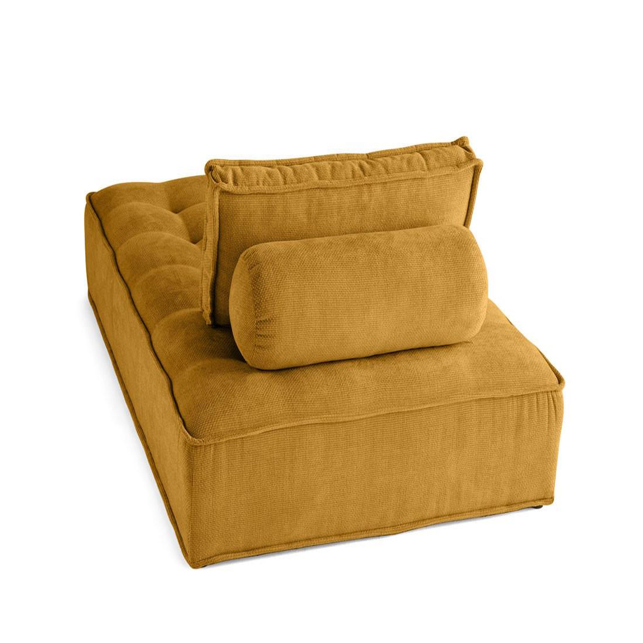 Voir la diapositive 5 : BEST MOBILIER Marisol - module d'assise méridienne - velours texturé