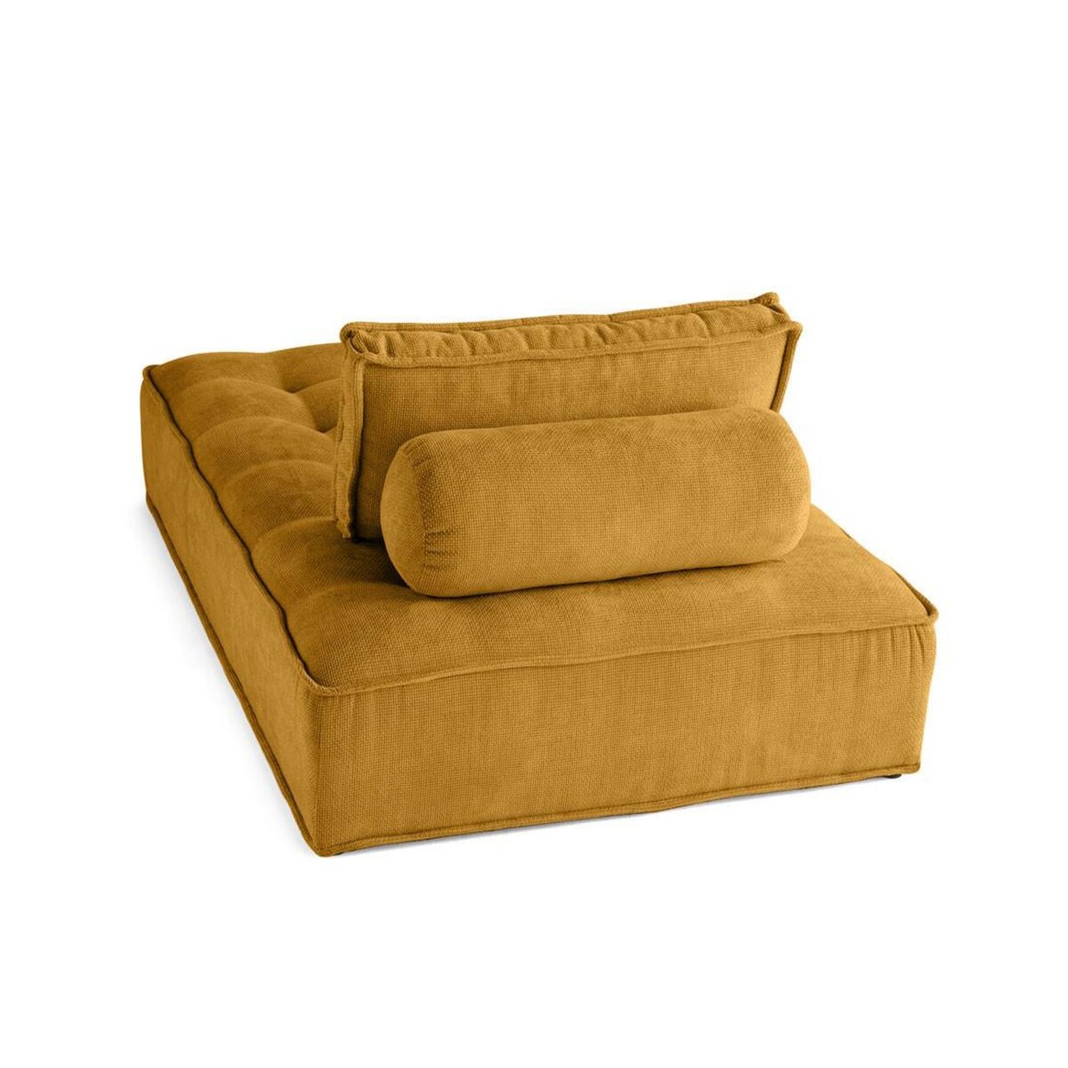 LISA DESIGN Marisol - module d'assise méridienne - velours texturé