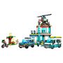 Voir la diapositive 3 : LEGO City 60371 Le QG des véhicules d'urgences, avec Hélicoptère de Pompier, Jouet Camion Ambulance, Moto et Voiture de Police