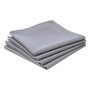 Voir la diapositive 1 : ATMOSPHERA Lot de 4 Serviettes de Table  Coton  40x40cm Gris Clair