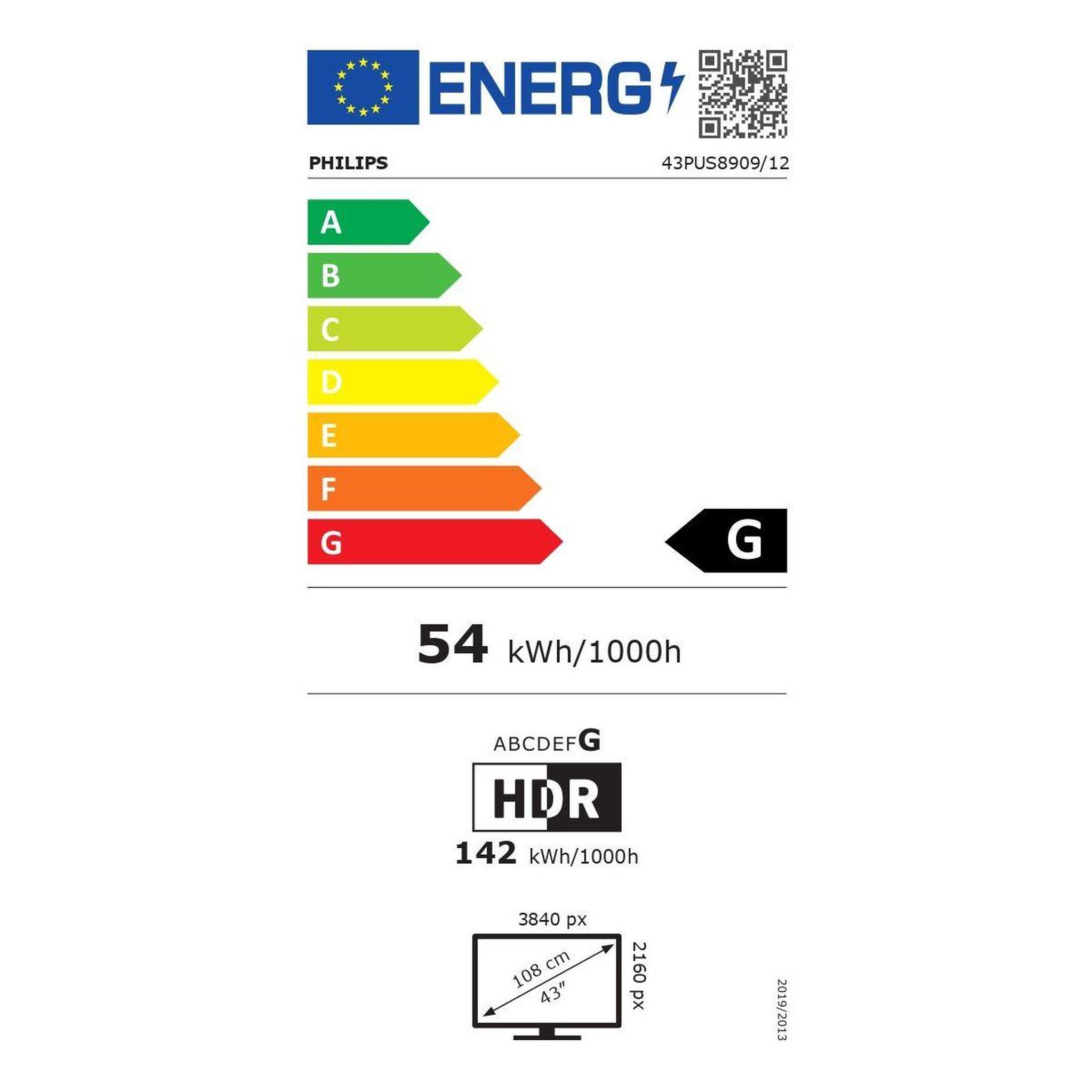 Voir la diapositive 6 : Philips TV LED 43PUS8909 The One Ambilight 144Hz 2024
