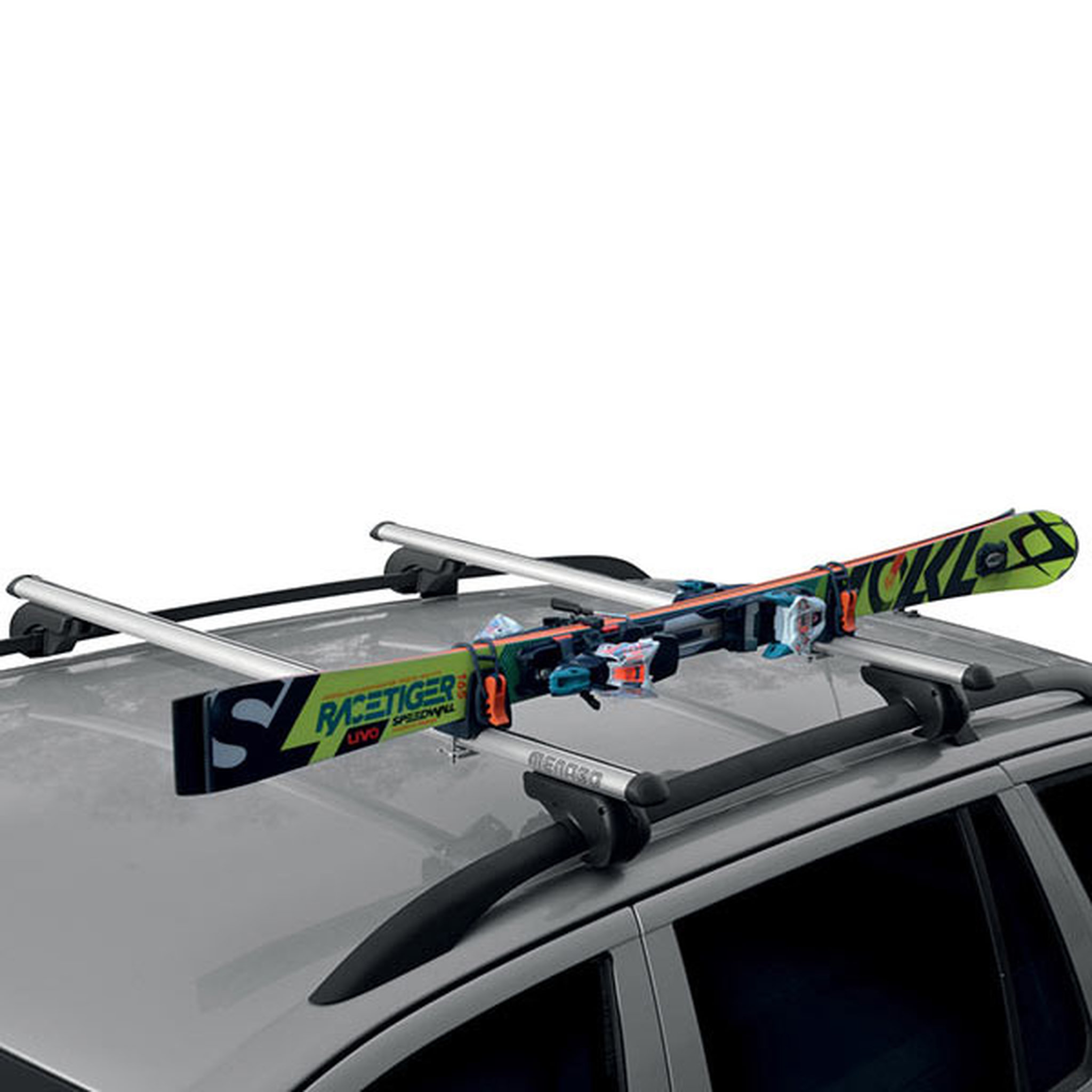 Voir la diapositive 2 : MBO Porte ski MBO pour barre de toit Ski rack