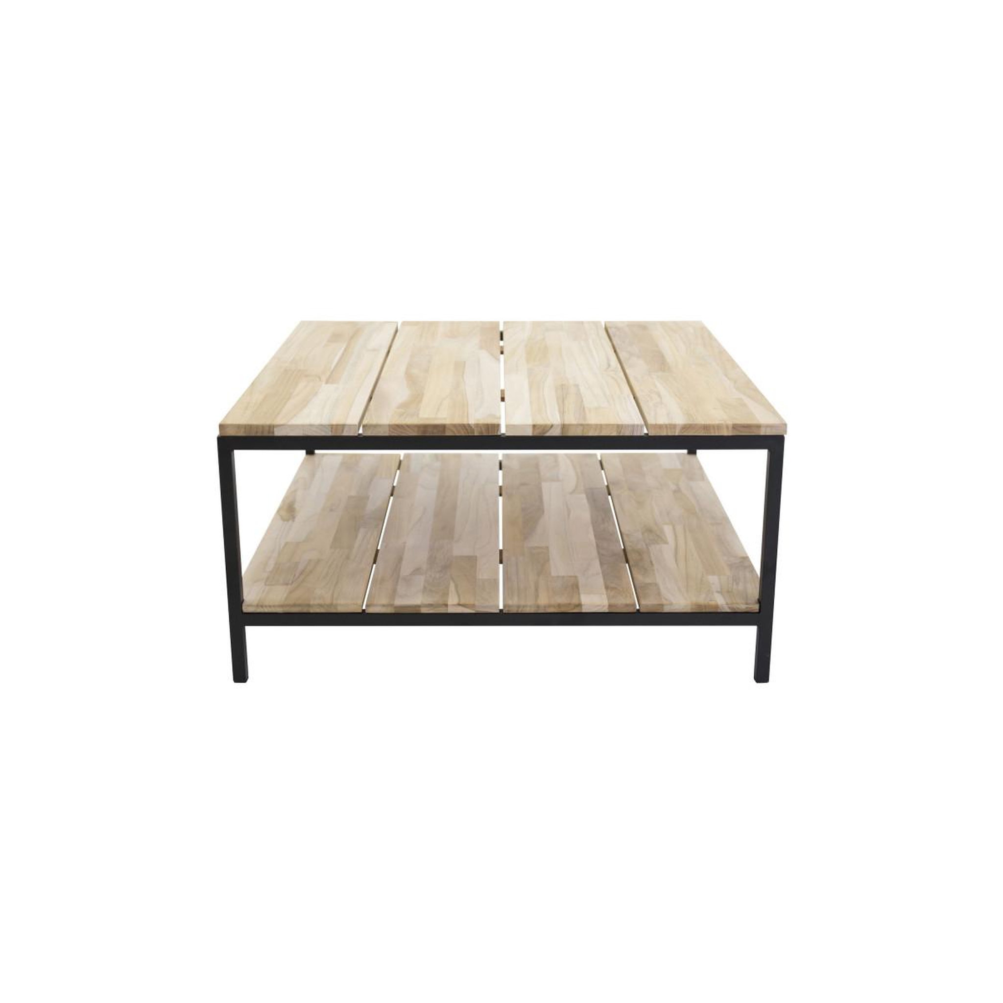 Voir la diapositive 4 : Paris Prix Table basse en teck  cirebon  80cm naturel