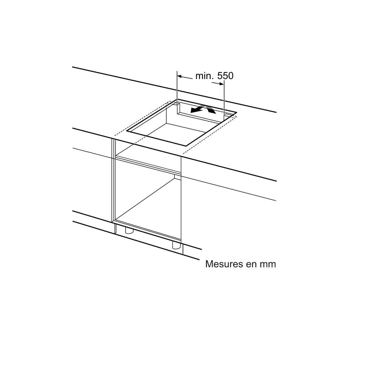 Neff Table de cuisson à induction 83cm 5 foyers 7400w noir - T68TTV4L0